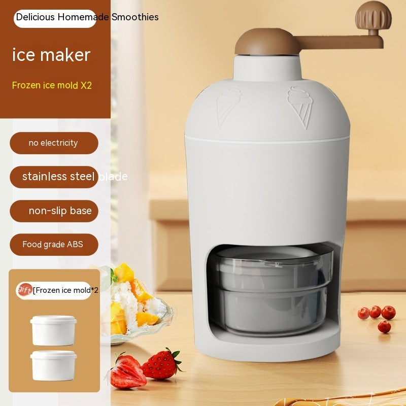 Premium Manual Ice Crusher Household Small Ice Crushing Stall Hand Ice Breaking Ice Maker