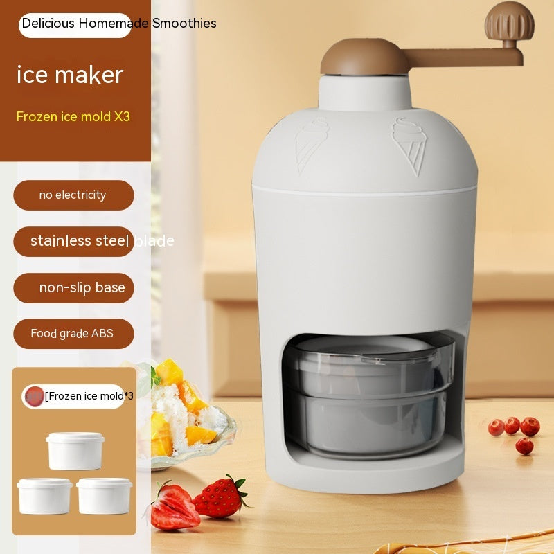 Premium Manual Ice Crusher Household Small Ice Crushing Stall Hand Ice Breaking Ice Maker