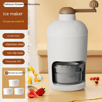 Premium Manual Ice Crusher Household Small Ice Crushing Stall Hand Ice Breaking Ice Maker
